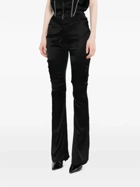 Pantaloni Ottolinger din satin negru