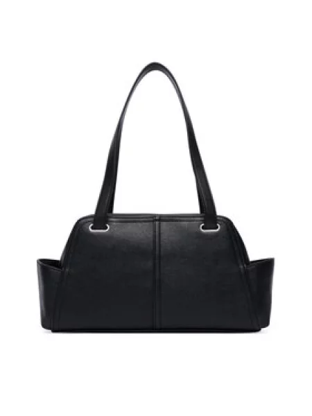 Calvin Klein Kabelka Pockets Monologo Shoulder Bag čierna