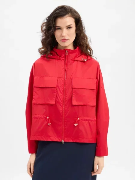 JOOP! Parka Olta Kobiety jednolity 36 czerwony