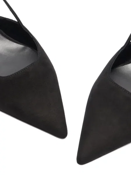 Pantofi cu toc Stuart Weitzman slingback negru