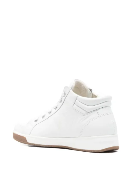Sneakerși Ara din piele alb