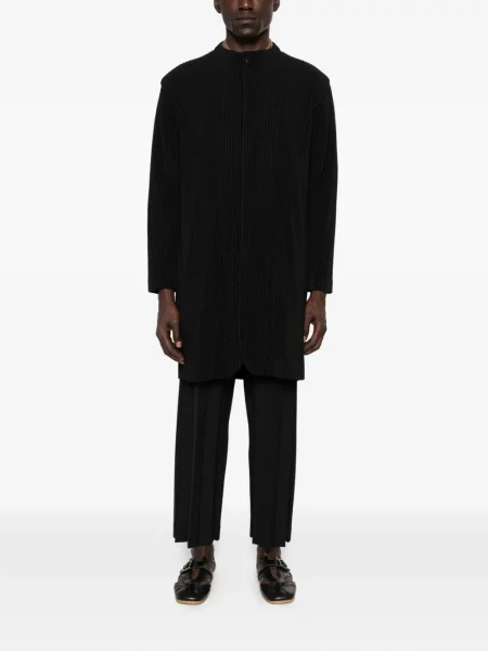 Παλτό Homme Plissé Issey Miyake μαύρο