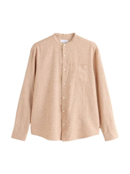 Next Cămașă maro închis / caisă portocaliu