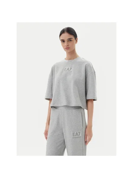 Emporio Armani Póló Loose Fit szürke