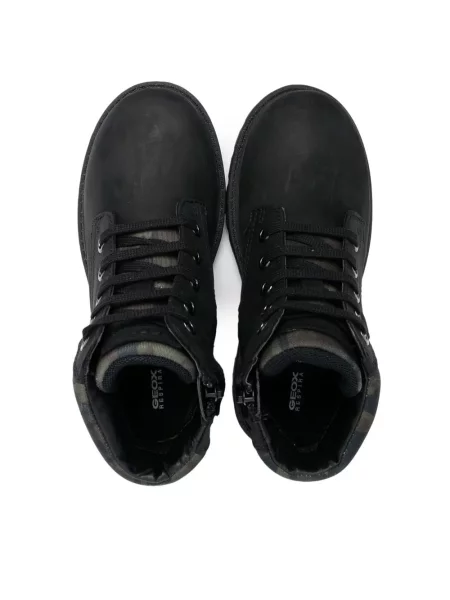 Buty do kostki dziecięce Geox czarne