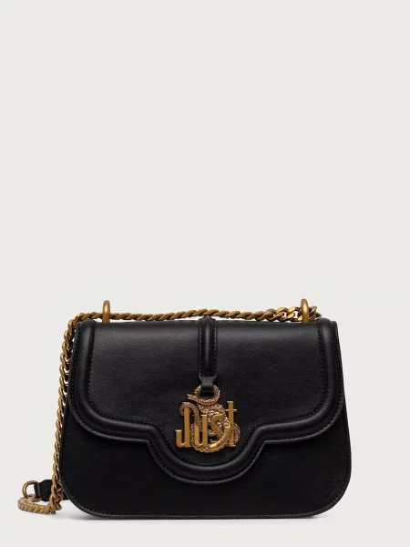 Just Cavalli crossbody kabelka z imitace kůže černá