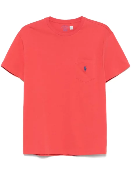 Polo Polo Ralph Lauren cu dungi cu broderie albastru
