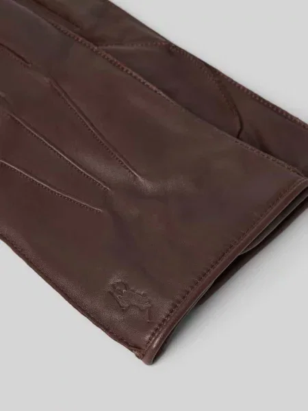 Rękawiczki z detalem z logo Polo Ralph Lauren