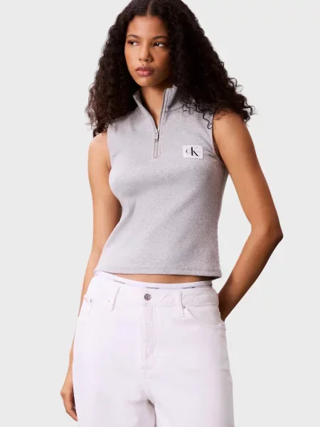 Топ Calvin Klein Jeans сірий