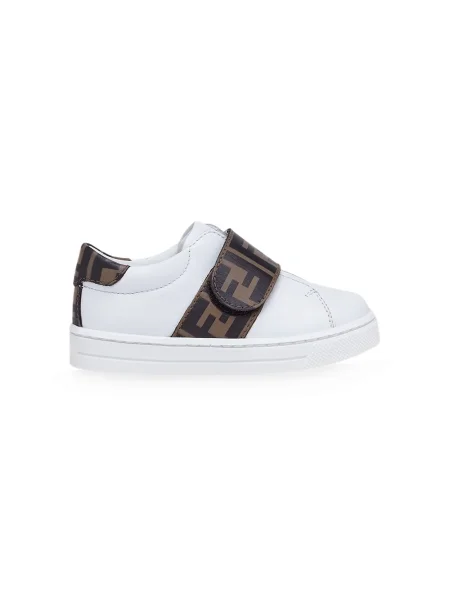 Sneakersy dziecięce Fendi białe