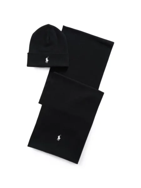 Polo Polo Ralph Lauren από ζέρσεϋ με αυτόγραφο μαύρο