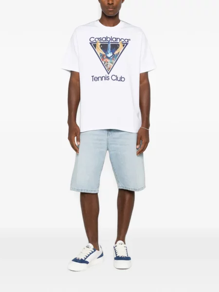 Tricou Casablanca cu imagine alb