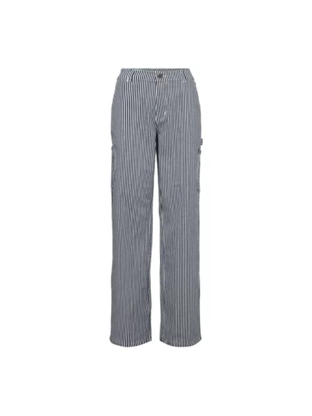 Spodnie cargo Sofie Schnoor w paski eleganckie niebieskie