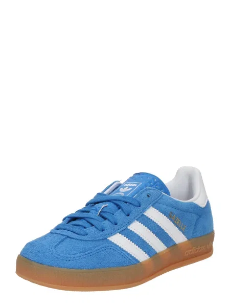 ADIDAS ORIGINALS Tenisky Gazelle azúrová / zlatá / biela modrá