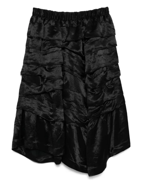 Fustă Black Comme Des Garçons cu volane negru
