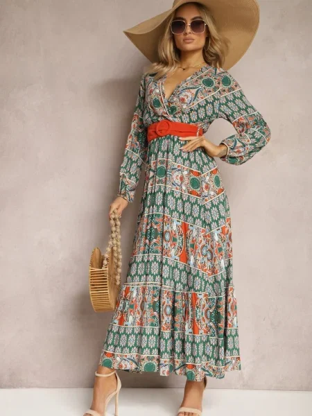 Rochie Clos cu Shara verde