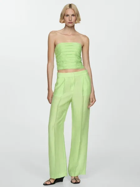 MANGO Top LIME deschis verde