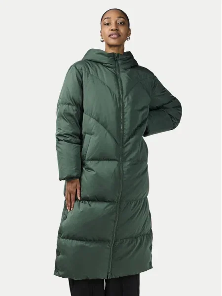 Y.A.S Palton de iarnă YASIRIMA smarald verde