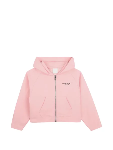 Bluza z kapturem dziecięca Givenchy różowa