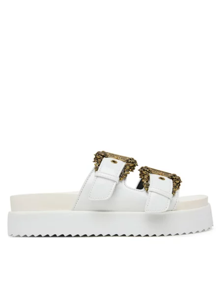 Klapki Versace Jeans Couture białe