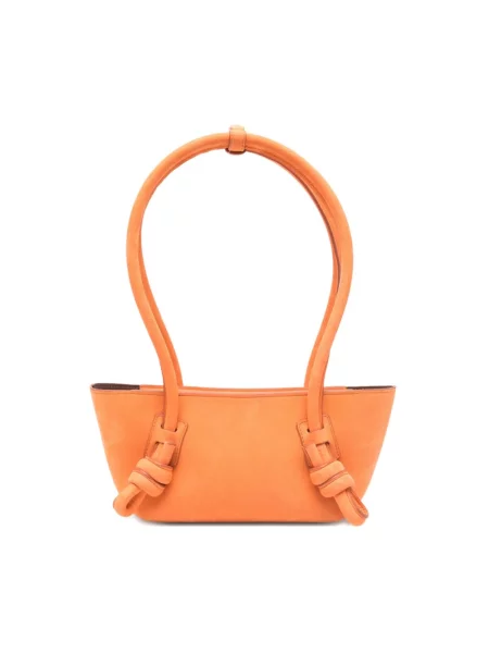 Torebka skórzana Hereu skórzana pomarańczowa