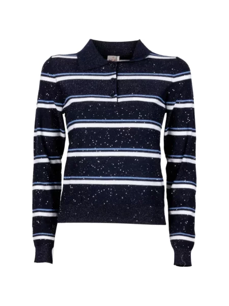 Top Marella cu dungi albastru