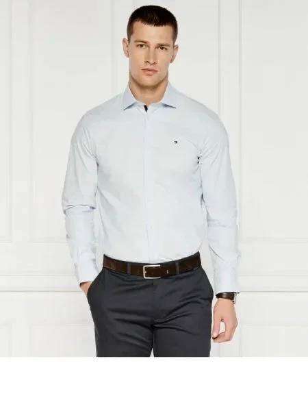 Tommy Hilfiger Cămașă | stretch albastru