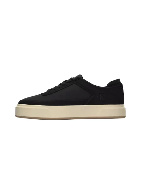 Sneakerși Calvin Klein din piele negru