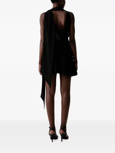 Rochie Never Fully Dressed cu volane negru