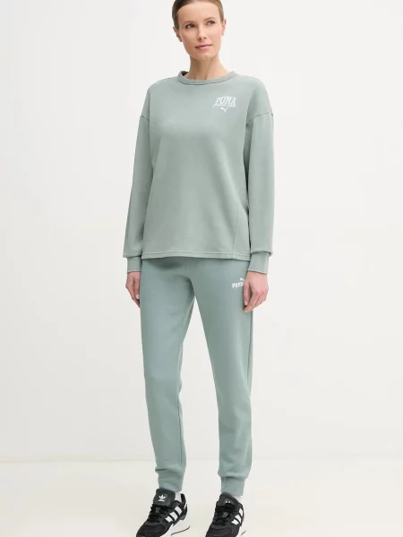 Bluza sportowa Puma Class Comfort Washed Tr zielona