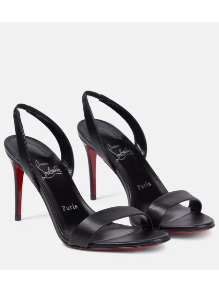 Sandale Christian Louboutin din piele negru