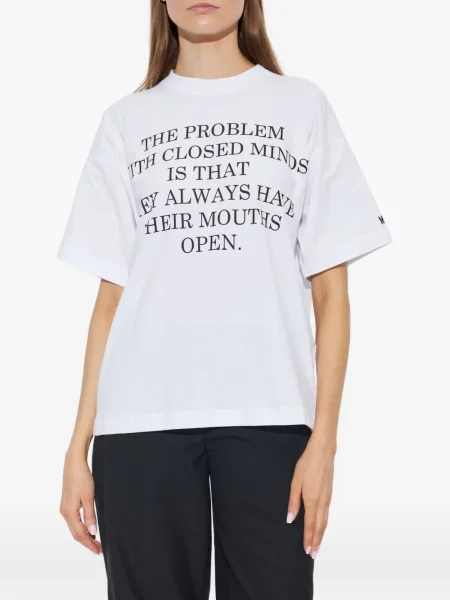 Tricou Moschino cu imagine alb