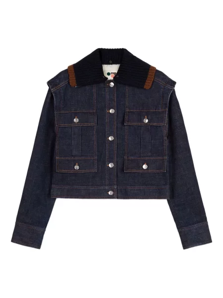 Geacă de blugi Ports 1961 tricotate albastru