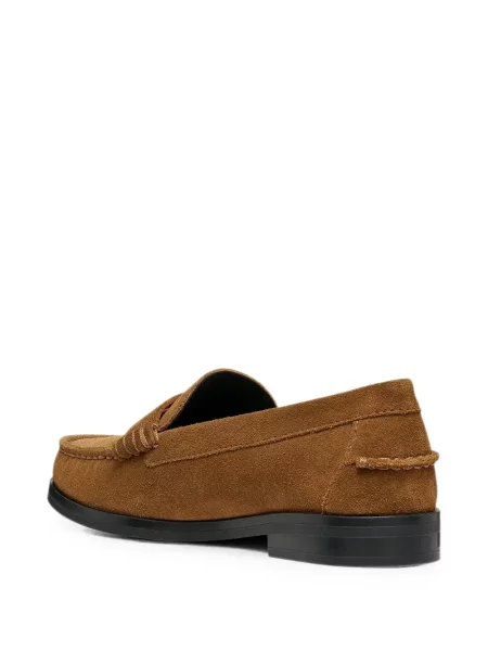 Szarvasbőr loafer Geox barna