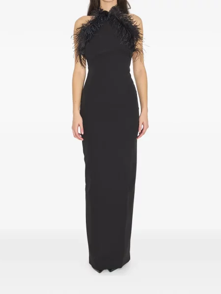 Rochie maxi The Attico de costum negru