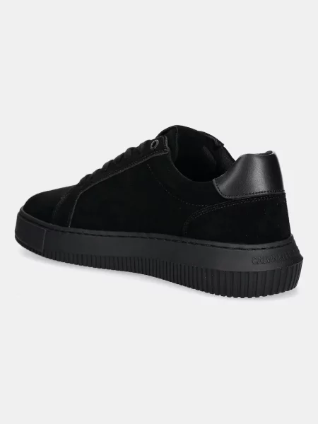 Calvin Klein Jeans velúr sportcipő CHUNKY CUPSOLE SU fekete
