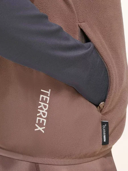 Adidas Terrex Fleecová Vesta Terrex Multi Climawarm hnědá