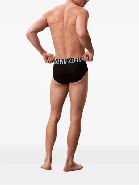 Chiloți multipac Calvin Klein Underwear cu autograf negru