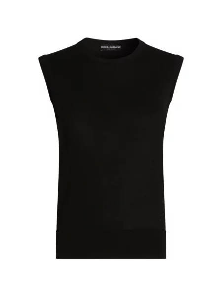 Top Dolce & Gabbana din cașmir negru