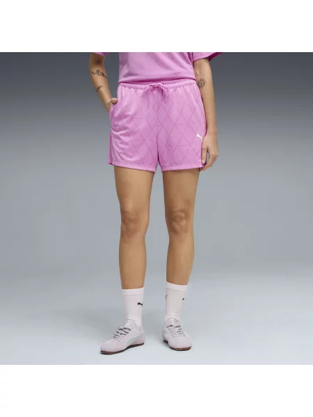 Damskie szorty z dżerseju 4" PUMA Sport z wysokim stanem Akcesoria S różowy