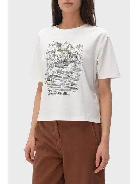 Футболка Weekend Max Mara біла