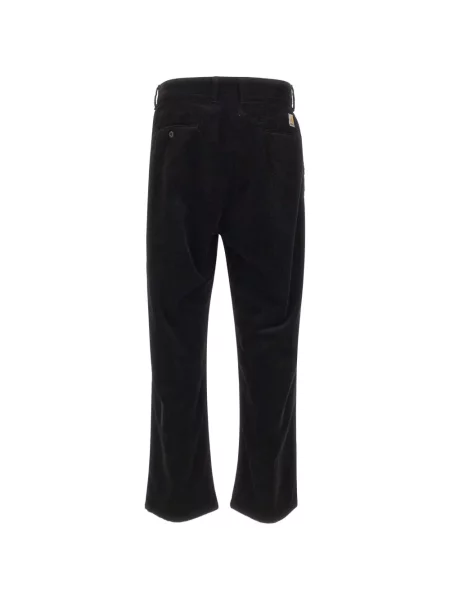 Παντελόνι Carhartt Wip κοτλέ μαύρο