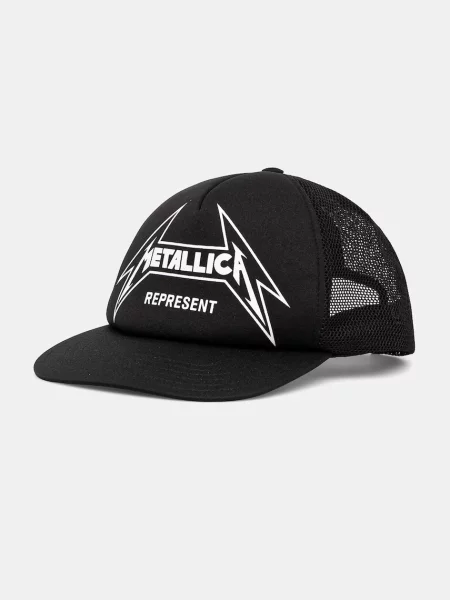 Represent sapca Metallica Cap cu imprimeu negru