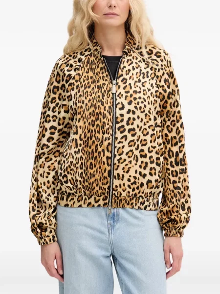 Geacă bomber Lola_casademunt cu imagine cu model leopard