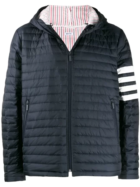 Geacă Thom Browne cu dungi albastru