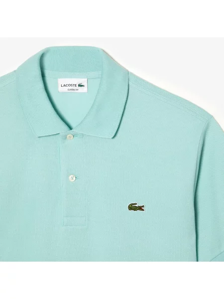 Поло Lacoste зеленое