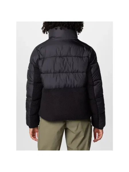 Kurtka hybrydowa Columbia Leadbetter Point II Sherpa Hybrid black niebieska
