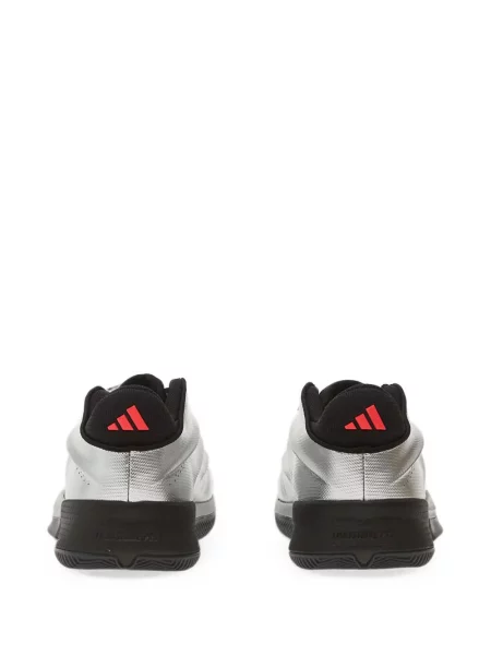 Szorty Adidas z dżerseju z kołnierzem piłkarskie niebieskie