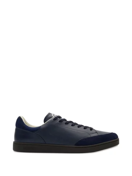 Sneakerși Burberry din piele de căprioară albastru