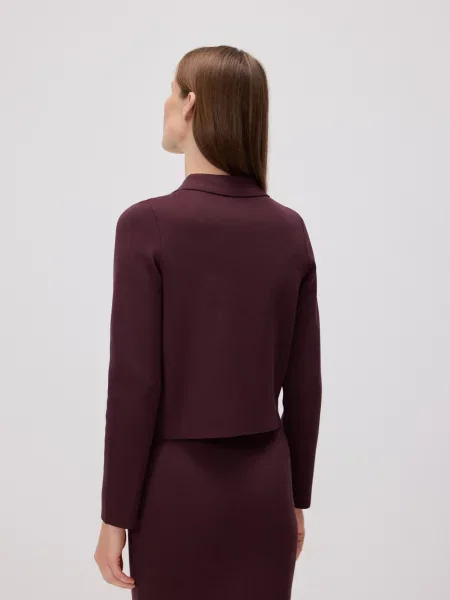 Reserved Кардиган з декоративними темно-фіолетовий фіолетовий